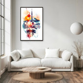 Radiant Rhapsody: Tokyo Tower en Mont Fuji Poster