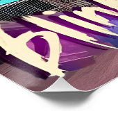 Radiant Rocker: Bigfoot Bunny Shreds - A Blink-182 Perfect Poster (Hoek)