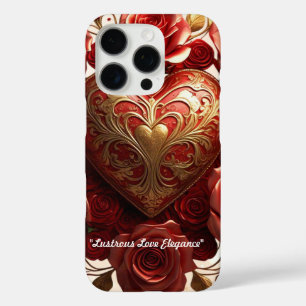 "Radiant Roos Elegance" iPhone 16 Pro Hoesje
