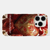 "Radiant Roos Elegance" Case-Mate iPhone Case (Achterkant (horizontaal))