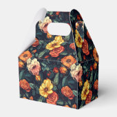 Radiant Roos Verjaardag gunstbox voor Gast Dank u Bedankdoosjes (Achterkant)