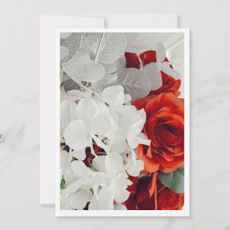 Radiant Rose Wedding Invitation Kaart