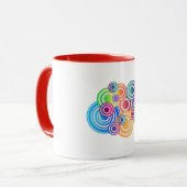 Radiant Rounds: Circle Color Mug Mok (Voorkant links)