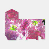 Radiant Roze hydrangeas, roze bloemen roze bloemen Bedankdoosjes (Uitgevouwen)