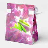 Radiant Roze hydrangeas, roze bloemen roze bloemen Bedankdoosjes (Achterkant)