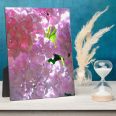 Radiant Roze hydrangeas, roze bloemen roze bloemen Fotoplaat (Zijkant)