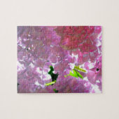 Radiant Roze hydrangeas, roze bloemen roze bloemen Legpuzzel (Horizontaal)