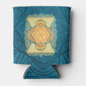 Radiant Sacred Geometry Mandala Blikjeskoeler (Voorkant)
