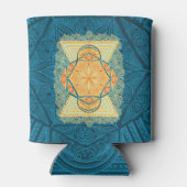 Radiant Sacred Geometry Mandala Blikjeskoeler (Achterkant)