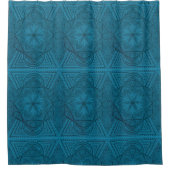 Radiant Sacred Geometry Mandala Douchegordijn (Voorkant)