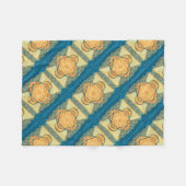 Radiant Sacred Geometry Mandala Fleece Deken (Voorkant (Horizontaal))