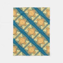 Radiant Sacred Geometry Mandala Fleece Deken