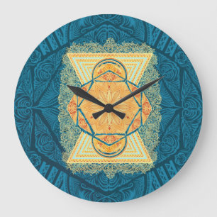 Radiant Sacred Geometry Mandala Grote Klok