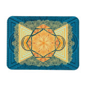 Radiant Sacred Geometry Mandala Magneet (Horizontaal)