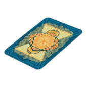 Radiant Sacred Geometry Mandala Magneet (Linkerzijde)