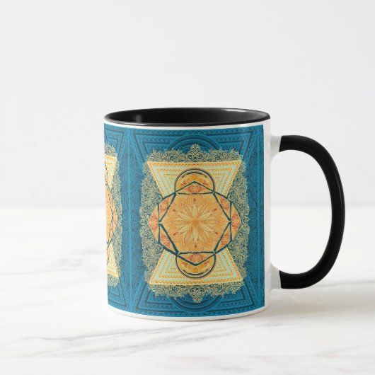 Radiant Sacred Geometry Mandala Mok (Rechts)