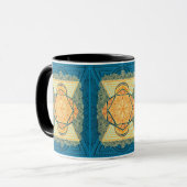 Radiant Sacred Geometry Mandala Mok (Voorkant links)