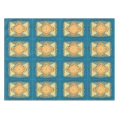 Radiant Sacred Geometry Mandala Tafelkleed (Voorkant (Horizontaal))