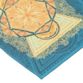Radiant Sacred Geometry Mandala Tafelkleed (Gekanteld)