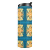 Radiant Sacred Geometry Mandala Thermosbeker (Gedraaid links)
