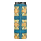 Radiant Sacred Geometry Mandala Thermosbeker (Achterkant)