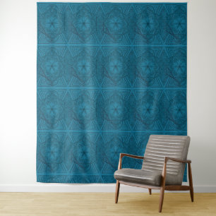 Radiant Sacred Geometry Mandala Wandkleed