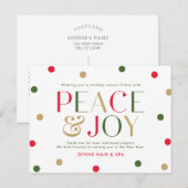 Radiant Seizoen Zakelijke Vakantie Kaart Briefkaar (Voorkant / Achterkant)