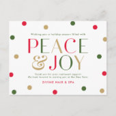 Radiant Seizoen Zakelijke Vakantie Kaart Briefkaar (Voorkant)