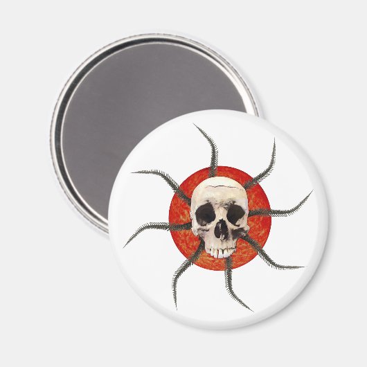 Radiant Skulls Forever Magneet (Voorkant / Achterkant)