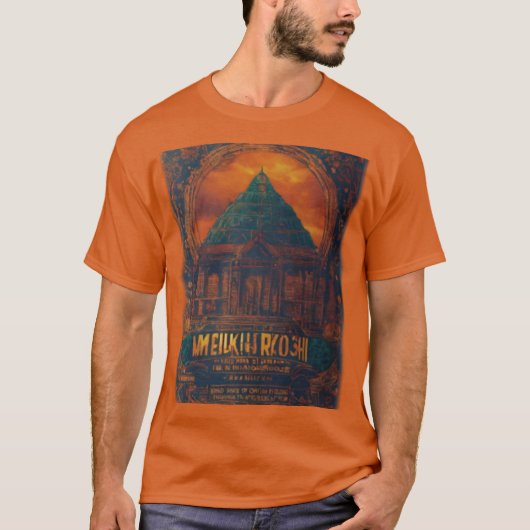 "Radiant Spectrum: Kleurrijke zonlicht-geïnspireer T-shirt (Voorkant)