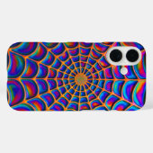 Radiant spiraal web Abstract Case-Mate iPhone Case (Achterkant (horizontaal))