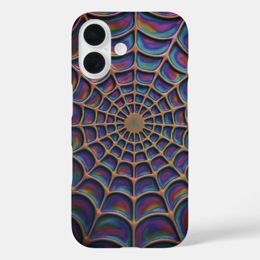 Radiant spiraal web Abstract Case-Mate iPhone Case (Achterkant)