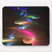 Radiant Spiral Mousepad · Colorful Fractal Art Muismat (Voorkant)