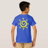 Radiant Spiral Sun Art T-shirt (Achterkant volledig)