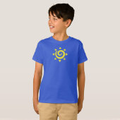 Radiant Spiral Sun Art T-shirt (Voorkant volledig)