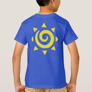 Radiant Spiral Sun Art T-shirt