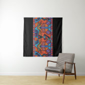 Radiant Spirit Animal Geometric Wall Tapestry Wandkleed (In Situ (horizontaal))