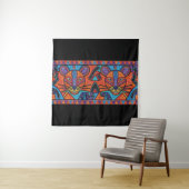 Radiant Spirit Animal Geometric Wall Tapestry Wandkleed (In situ)