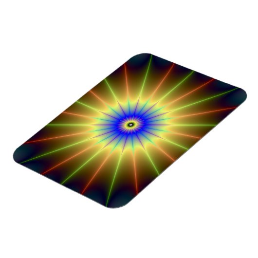 Radiant Star Photo Magnet Magneet (Linkerzijde)