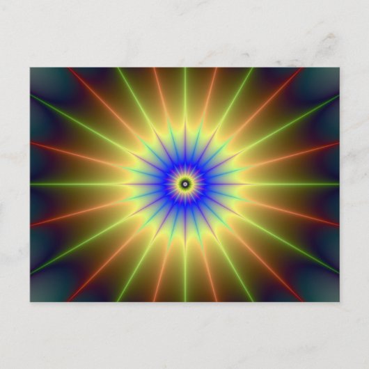 Radiant Star Post Kaart (Voorkant)