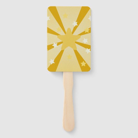 Radiant Star Set van Fans Handwaaier (Achterkant)