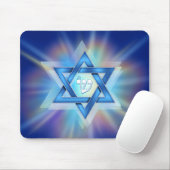 Radiant Star van David Mousepad Muismat (Met muis)