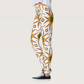 Radiant Starburst Naadloos patroon Leggings (Links)