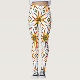 Radiant Starburst Naadloos patroon Leggings