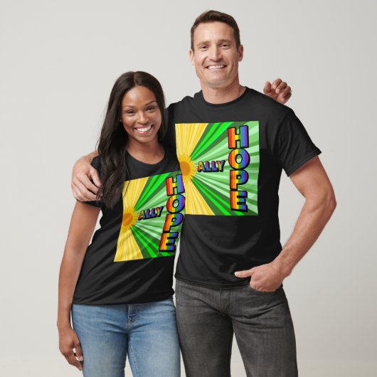 Radiant Sun "HOPE" Pride T-shirt – LGBTQ+ Support (Unisex)