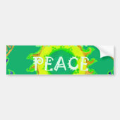 Radiant Sun: Peace Be With You Inspirerend print Bumpersticker (Voorkant)