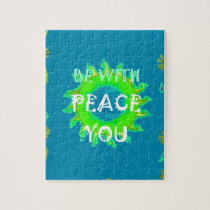 Radiant Sun: Peace Be With You Inspirerend print Legpuzzel