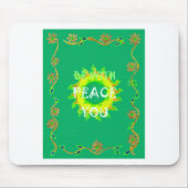 Radiant Sun: Peace Be With You Inspirerend print Muismat (Voorkant)