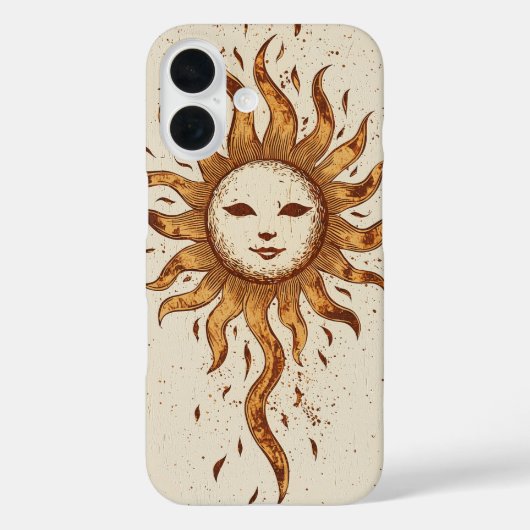 Radiant Sun Spirit telefoonhoesje Case-Mate iPhone Case (Achterkant)