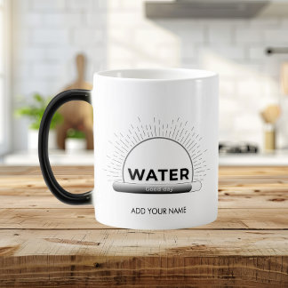 Radiant Sun Water Quote with Good Day Bar Magische Mok